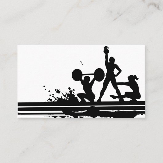 Fitness Instructor Visitekaartje (Voorkant)