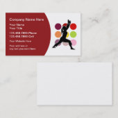 Fitness Instructor Visitekaartjes (Voorkant / Achterkant)