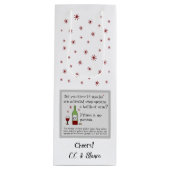 Fitness is mijn passie grappige wijn citaat wijn cadeautas (Voorkant)