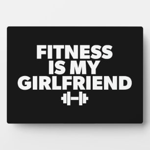 Fitness is mijn Vriendin - Workout Motivatie Fotoplaat