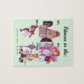 Fitness Jigzaag Puzzle Legpuzzel (Horizontaal)