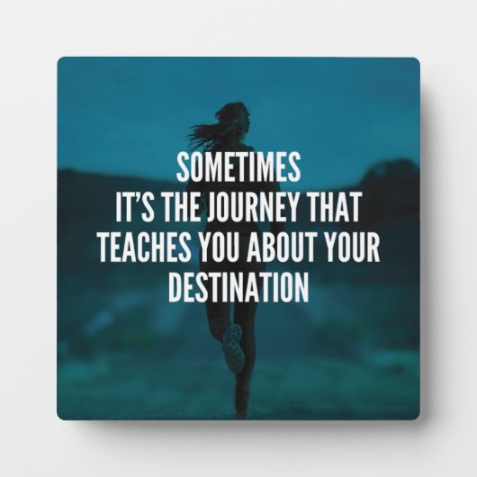 Fitness Journey - Women's Workout Motivatie Fotoplaat (Voorkant)