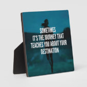 Fitness Journey - Women's Workout Motivatie Fotoplaat (Voorkant)