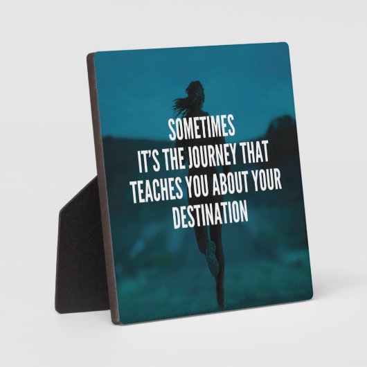 Fitness Journey - Women's Workout Motivatie Fotoplaat (Voorkant)