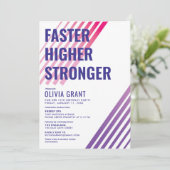 fitness kaart (Staand voorkant)