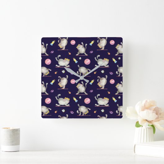 Fitness kat wandklok (Huis)