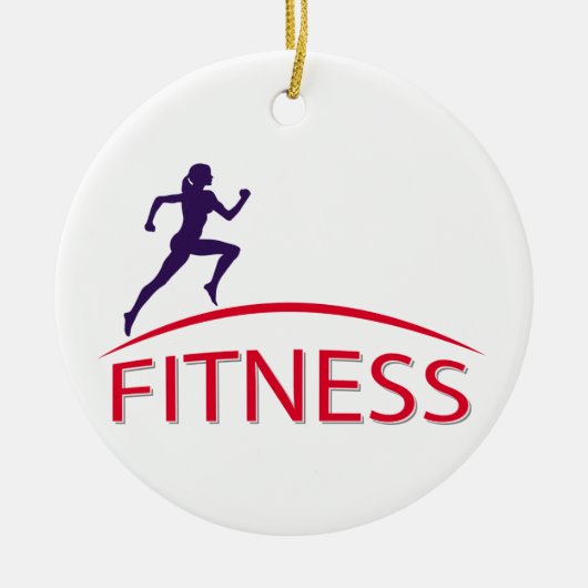 fitness keramisch ornament (Voorkant)