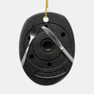 fitness keramisch ornament