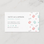 Fitness Kettlebell & Dumbbell Gewichtspatroon Zwar Visitekaartje (Achterkant)