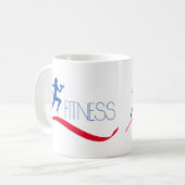 fitness koffiemok (Voorkant links)