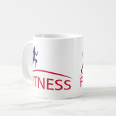 fitness koffiemok (Voorkant links)