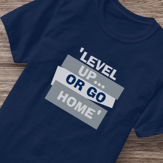 Fitness Level Up Sport Fit Activewear Retro T-shirt