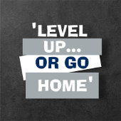 Fitness Level Up Sport Fit Activewear Retro T-shirt