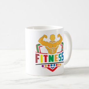 Fitness Levensstijl – Hard Trainen Blijven Sterk Koffiemok