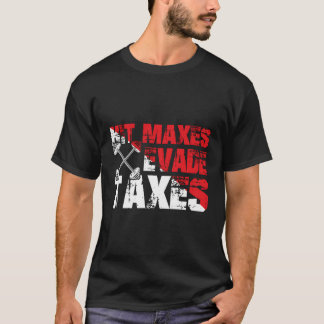 Fitness liefhebbers Humor ontduiken belastingen T-shirt