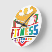 Fitness Lifestyle – Train Hard Stay Strong Ronde Klok (Hoek)