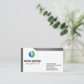 fitness - Logo | Persoonlijke trainer Visitekaartje (Staand voorkant)