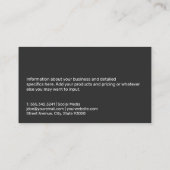 fitness - Logo | Persoonlijke trainer Visitekaartje (Achterkant)