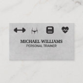 fitness - Logo | Persoonlijke trainer Visitekaartje (Voorkant)