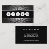 Fitness Loyalty Punch Visitekaartje (Voorkant / Achterkant)