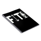 Fitness Mama Gym Weightlift mama Notitieboek (Rechterzijde)