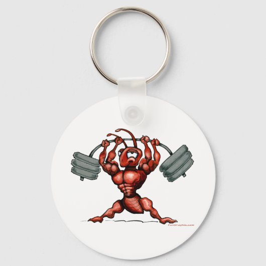 Fitness Man Sleutelhanger (Voorkant)