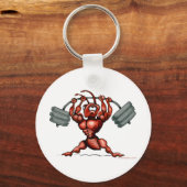 Fitness Man Sleutelhanger (Voorkant)