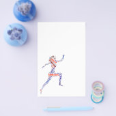 Fitness meisje flyer (Enkel)