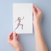 Fitness meisje flyer (Hand)