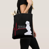 Fitness meisje tote bag (Dichtbij)