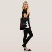 Fitness meisje tote bag (Op model)
