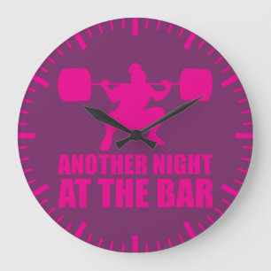 Fitness Meisje Workout Gym Grote Klok