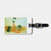 Fitness Model Boksen label Bagagelabel (Voorkant horizontaal)