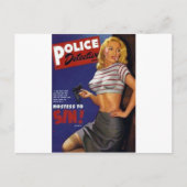 Fitness Model roken Briefkaart (Voorkant)