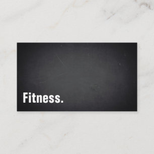 Fitness Moderne Minimalistische Blackboard Profess Visitekaartje
