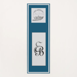 Fitness Monogram en Los Angeles Black voor hem Yogamat