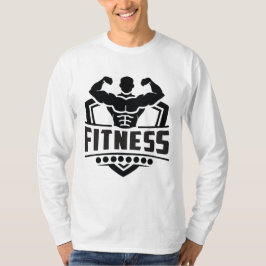 Fitness Motivatie Grafiek | Sterk & Actief Leven T-shirt