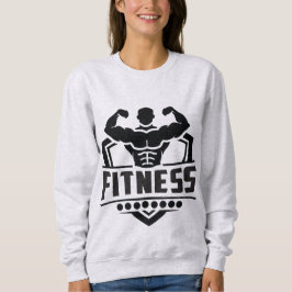 Fitness Motivatie Grafiek | Sterk & Actief Leven Trui