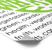 Fitness motivatie ontwerp poster (Hoek)