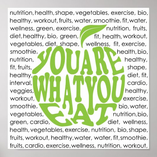Fitness motivatie ontwerp poster (Voorkant)
