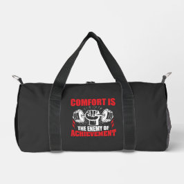 Fitness Motivatie Quote Dumbbell Lifting Gym Plunjezak