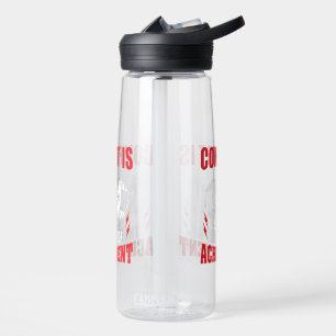 Fitness Motivatie Quote Dumbbell Lifting Gym Waterfles