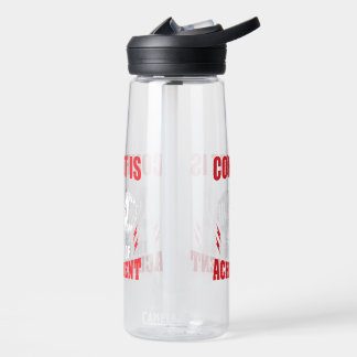 Fitness Motivatie Quote Dumbbell Lifting Gym Waterfles