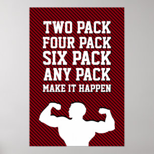 Fitness Motivatie Quote Nieuwe Moderne Typografie Poster