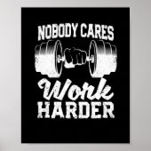fitness motivatie training poster (Voorkant)