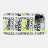 Fitness Motivatie Typografie Ontwerp Case-Mate iPhone Case (Achterkant (horizontaal))