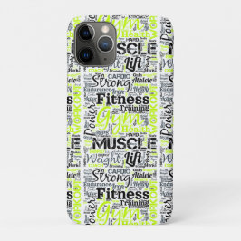Fitness Motivatie Typografie Ontwerp Case-Mate iPhone Case