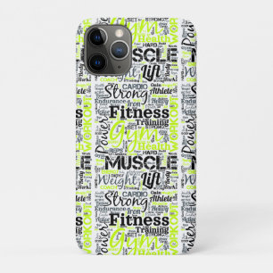 Fitness Motivatie Typografie Ontwerp Case-Mate iPhone Case