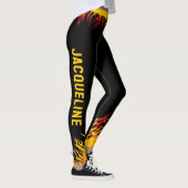 Fitness Motivatie ZWART Leggings (Rechts)