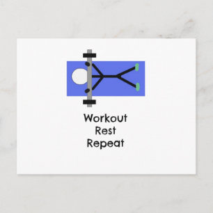 Fitness Motivatiebericht Briefkaart